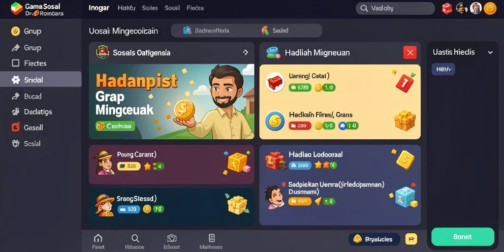 Tampilan antarmuka pengguna yang intuitif dan menarik.