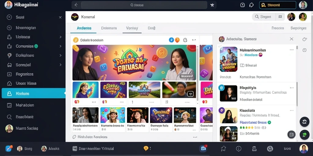 Tampilan awal aplikasi yang menarik dan user-friendly.