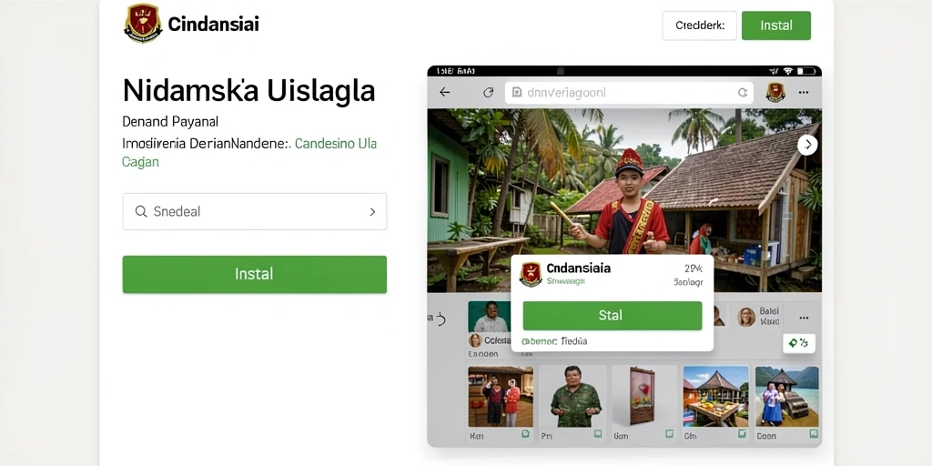 Tampilan awal aplikasi DOMINOBET yang menarik.