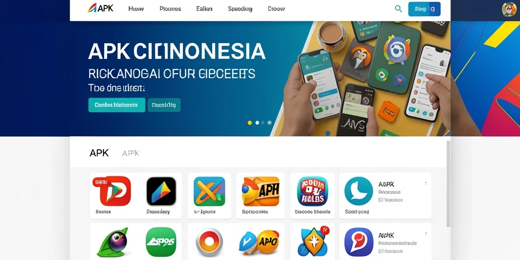Tampilan awal aplikasi yang menarik dan user-friendly.