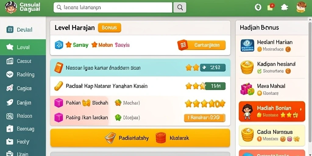 Tampilan antarmuka NAGAEMPIRE yang menarik dan mudah digunakan.