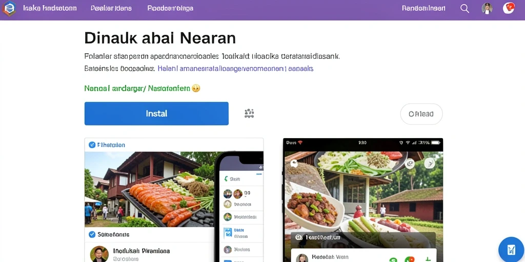 Tampilan antarmuka yang user-friendly.