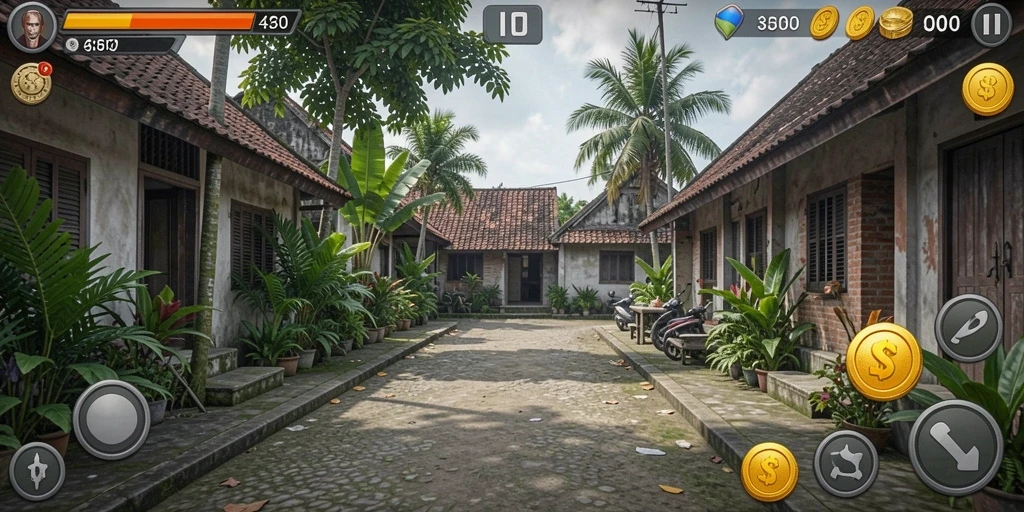 Tampilan menarik dan intuitif aplikasi OLLO4D.