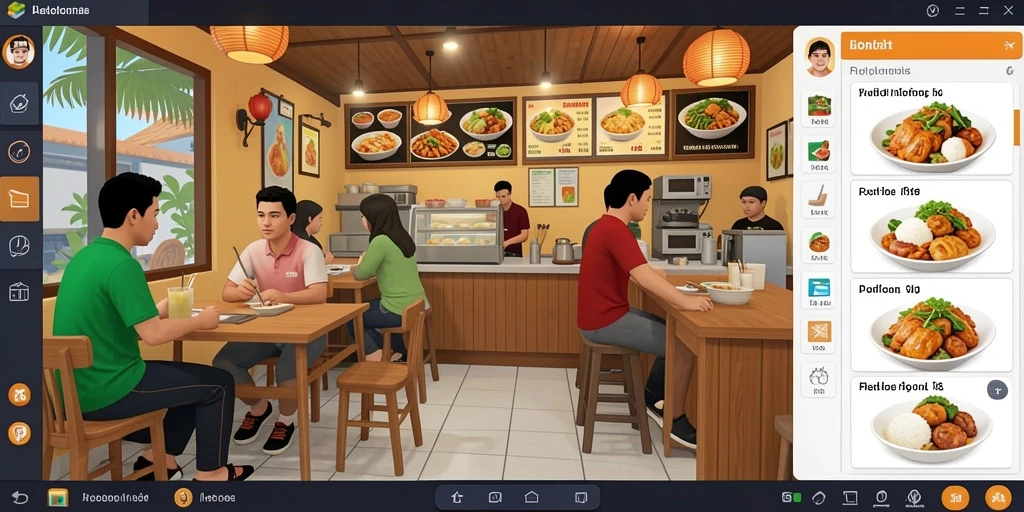 Tampilan antarmuka yang modern dan menarik.
