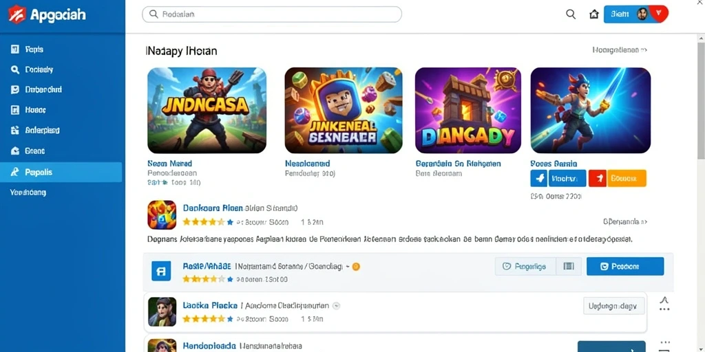 Tampilan antarmuka utama yang menawan.